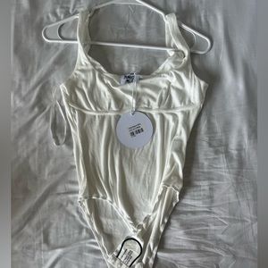 Princess Polly Crosby Bodysuit White | Size 8